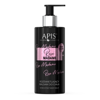 7393 ROSE MADAME Rozświetlajacy balsam do ciała z drobinkami / 300ml